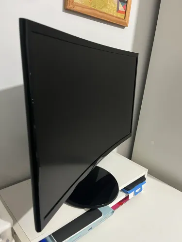 Monitor (FUNCIONANDO) Curvo Gamer 24 Polegadas Samsung