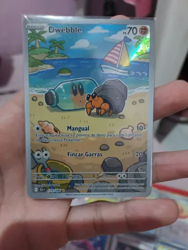 Carta Pokémon Dwebble 129/086 arte especial 