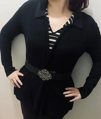Cardigan preto Zara M/G