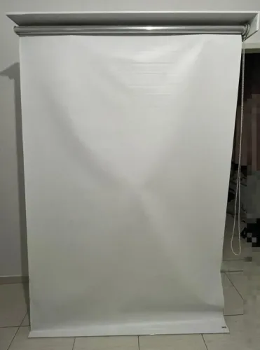 Cortina Persiana Rolo Blackout branco 