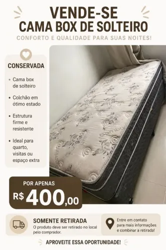 Cama solteiro