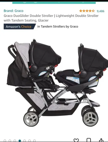 Carrinho de bebê Duplo (gêmeos) Graco Duoglider double stroller