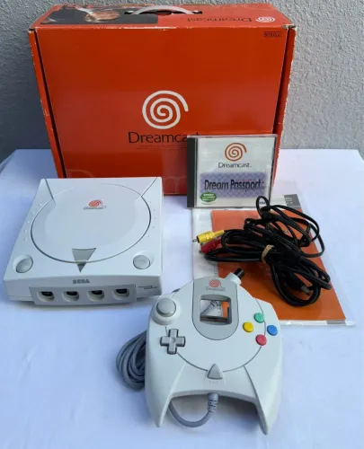 Console Sega Dreamcast Japonês - Impecável 
