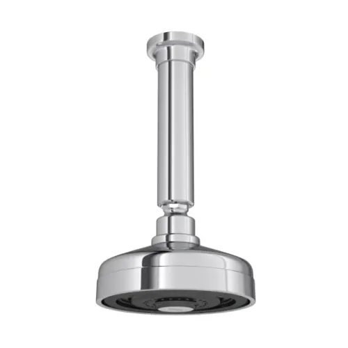 Chuveiro com Tubo de Teto 12,4cm Cromado Acqua Plus