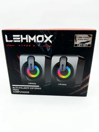 Caixa de Som para Computador LEHMOX Hyper G.T - Som e Estilo para seu Setup