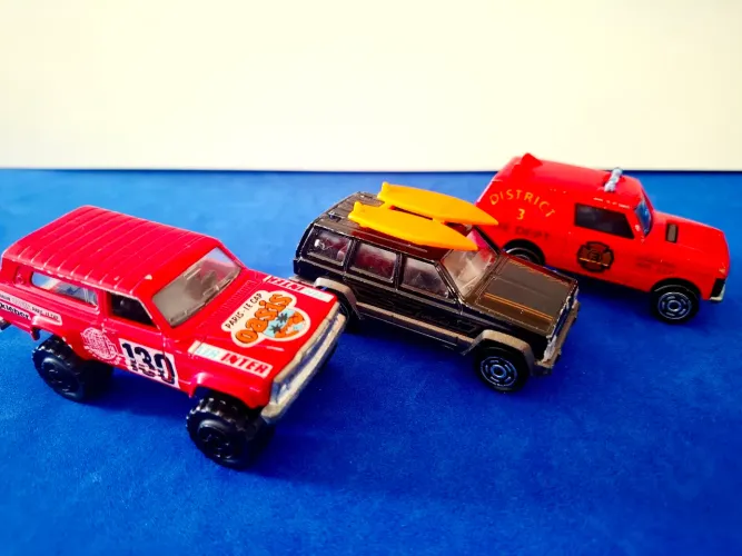 Lote de majorette Jeep, Land, Cherokee!!!