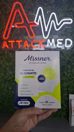 Curativo de Alginato de Cálcio e Prata - Missner