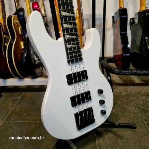 Baixo Jackson JS2 Concert Bass Snow White (Musicalvo)