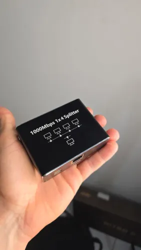 Divisor 1 para 4 entradas de rj45 de 1000mbps