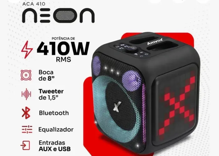 Caixa Amplificadora AMVOX 410W