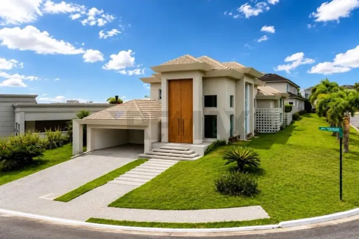 EXCELENTE CASA DE ALTO PADRÃO COM LAREIRA E JARDIM - ALPHAVILLE GRACIOSA