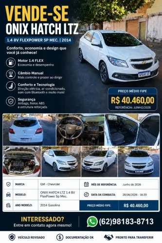 Chevrolet Onix Hatch LTZ 1.4 8V Flex Power Mec. 4P 2014