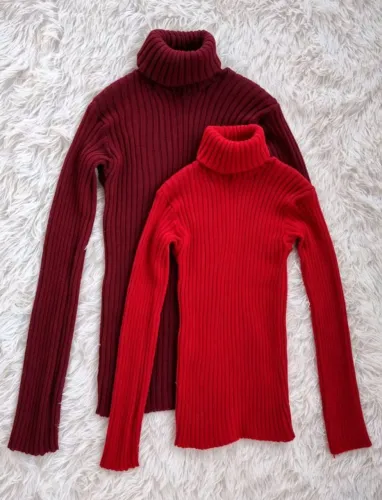 Kit Blusa Gola Alta Tamanho P