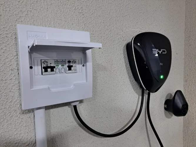 Instalação de wallbox. (carregador para carros elétricos)