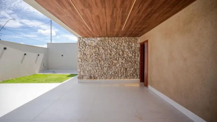 Casa moderna à venda Jardim Gramado 3 quartos | Piscina 166m²
