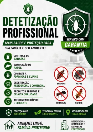 Detetizador, insetos,ratos, pragas ,etc