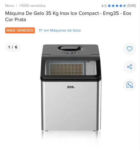 Máquina de gelo