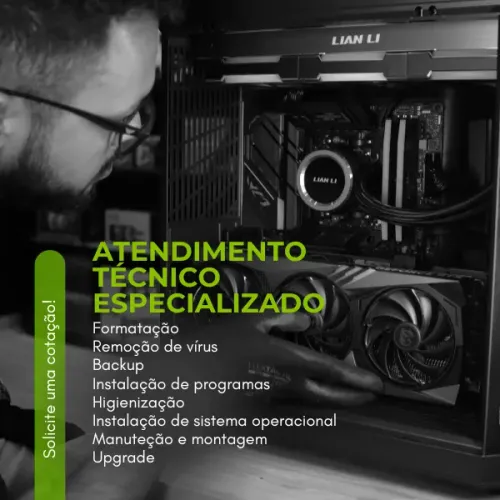 Formatação, Limpeza, Manutenção e Troca de Pasta Térmica na Lup Games (Loja Física)