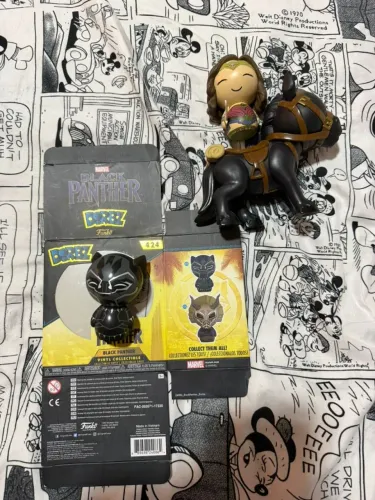 Kit Funko Dorbz DC + Marvel | Wonder Woman Ridez + Black Panther