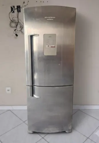 Geladeira Brastemp inox Frost Free duplex