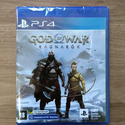 jogo mídia física god of war ragnarok ps4 ps5 lacrado