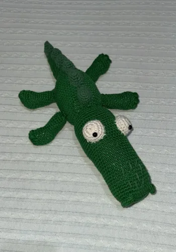 Amigurumi Jacaré Em Croche