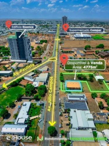 Galpão de 550 m² para aluguel no Parque Sagrada Família, em Rondonópolis-MT