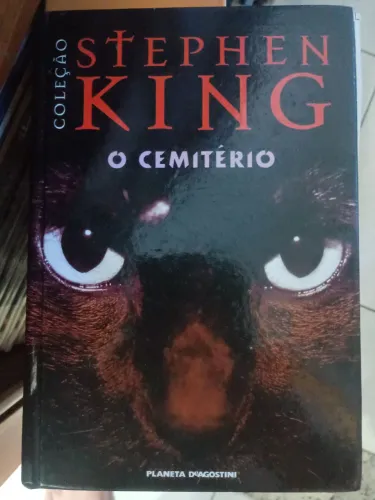 Livro coleção Stephen king o cemitério maldito capa dura planeta deagostini