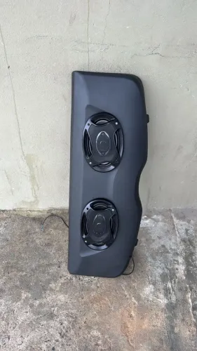 SOM AUTOMOTIVO FLAT COM TAMPO DE MALA