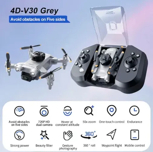MIni Drone com câmera 4k Diversão garantida!
