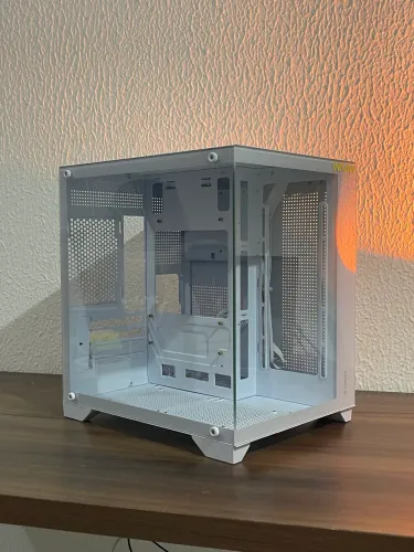 Gabinete Aquário White Fortrek | Aceito Cartão | Entrego