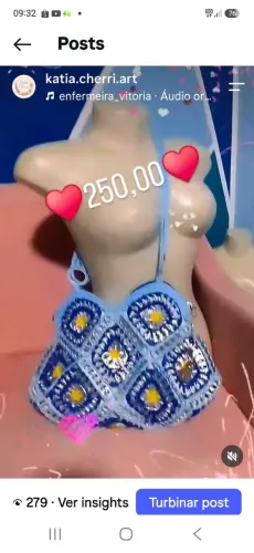 Bolsa de Crochê e lacres 