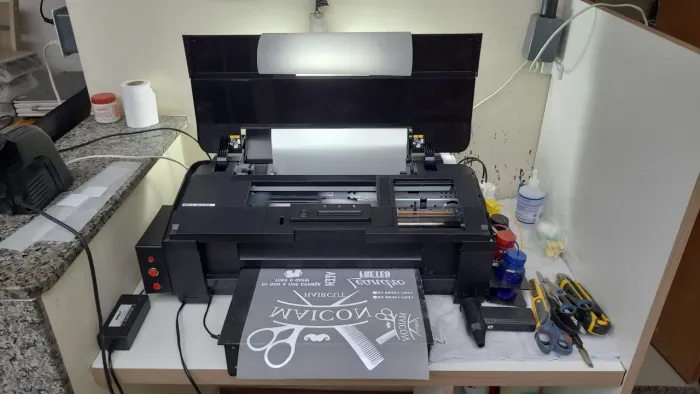 IMPRESSORA DTF TÊXTIL ADAPTADA EPSON L1800 CABEÇA NOVA