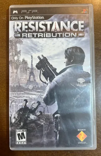 Resistance Retribution PSP completo com manual