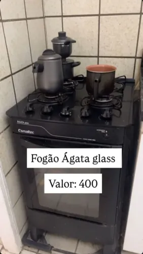 fogão Agata glass 4 bocas