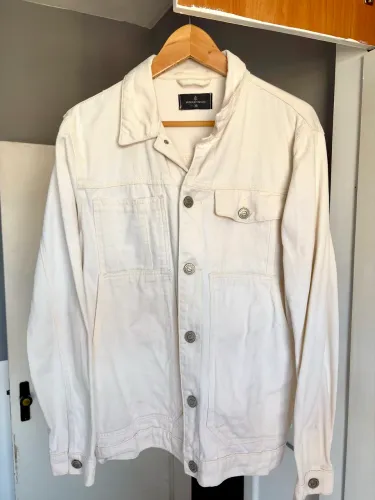 Jaqueta Masculina Off White | Tam. M | Ótimo Estado