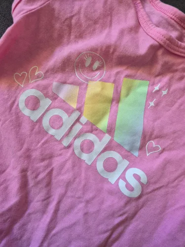 Macaquinho Rosa Adidas 6 meses