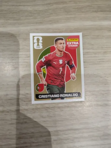 Figurinha Legend Cristiano Ronaldo CR7 Extra Sticker Copa 2026 - Ouro