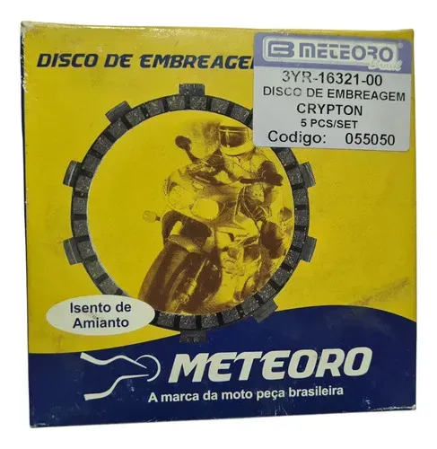 Jogo Discos Embreagem Yamaha Crypton Mateoro