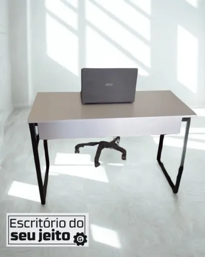 Birô REFORÇADA NOVA 1,1m Mesa Industrial Multiuso Computador Notebook Estudo Escritório
