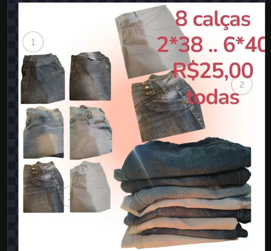 Calças feminas