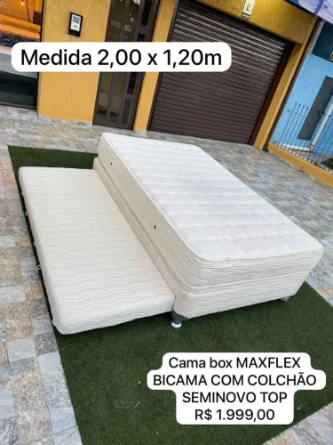 Bicama com colchão bi cama 