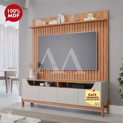 RACK COM PAINEL 100% MDF...