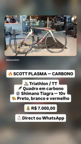 vendo bicicleta SCOTT PLASMA ? TRIATHLON / TT ? CARBONO