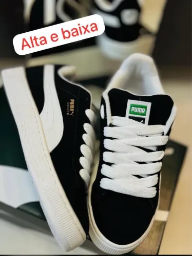 Tênis Puma preto e branco 