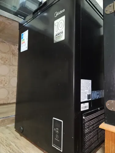 Freezer Horizontal 100L FlexBeer Inverter Bivolt Preto Midea