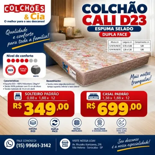 COLCHÃO CALI