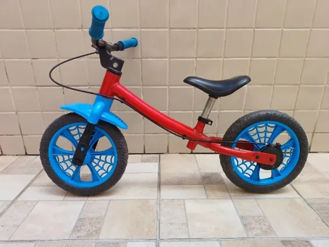 Bicicleta de Equilirio Super Homem - Balance Bike Spider Man Nathor