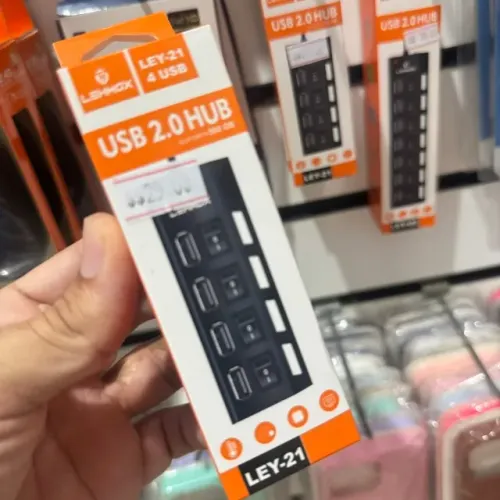 Hub usb 4 portas - suporta até 500gb