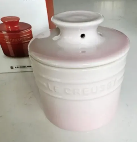 Manteigueira Francesa Rosa Pink Le Creuset